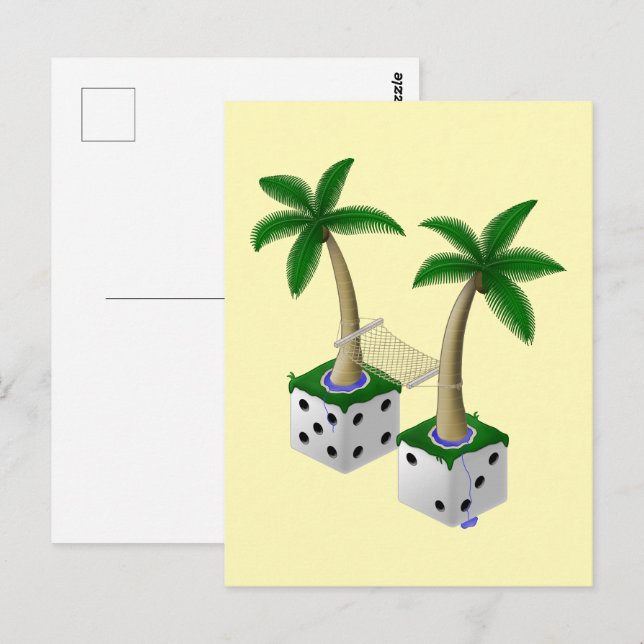 Carte Postale Paradis (Devant / Derrière)