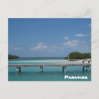 Carte Postale Paradis - Customisé