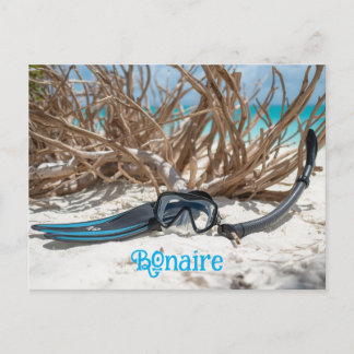 Carte Postale paradis de la plongée à Bonaire