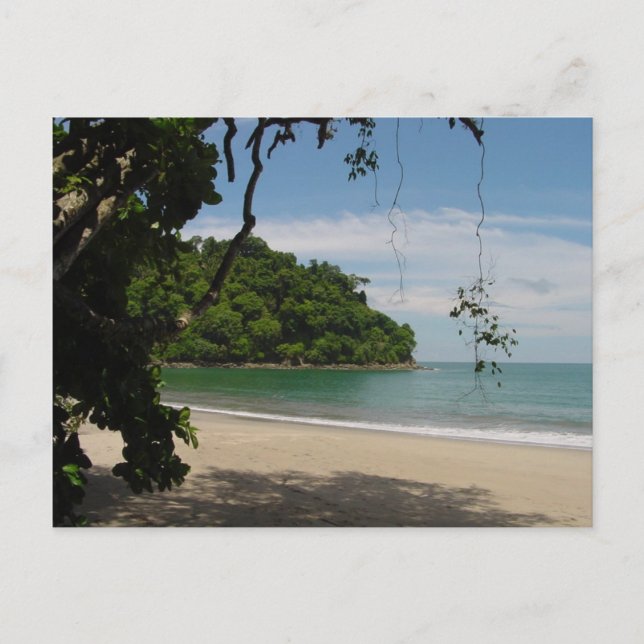 Carte Postale Paradis de plage du Costa Rica (Devant)