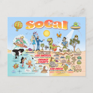 Carte Postale Paradis de SoCal