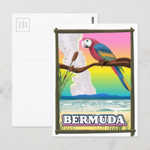 Carte Postale Paradis des Bermudes.