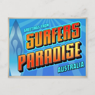 CARTE POSTALE PARADIS DES SURFERS