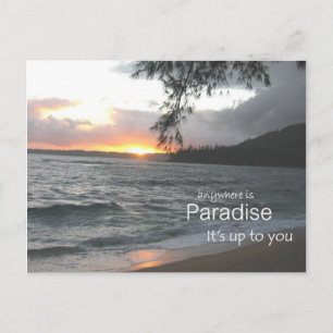 Carte Postale Paradis Inspirant