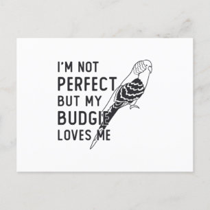 Carte Postale Parakeet Lover My Budgie Me Love Birds Budgerigar