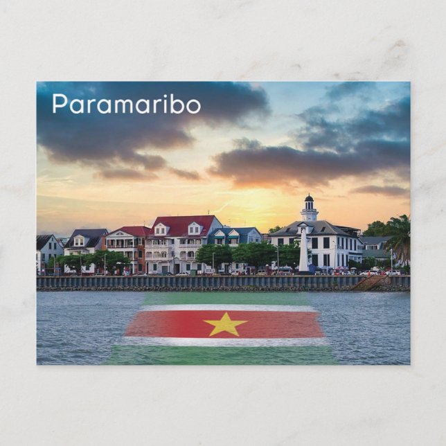 Carte Postale Paramaribo - Suriname (Devant)