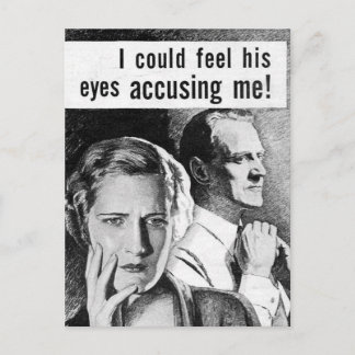 Carte Postale Paranoïa vintage