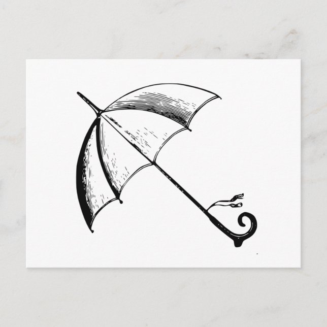 Carte Postale Parapluie victorien (Devant)