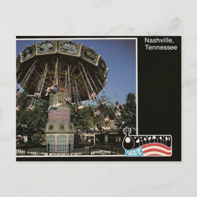 Carte Postale Parc à thème Opryland (Nashville, TN) (Devant)