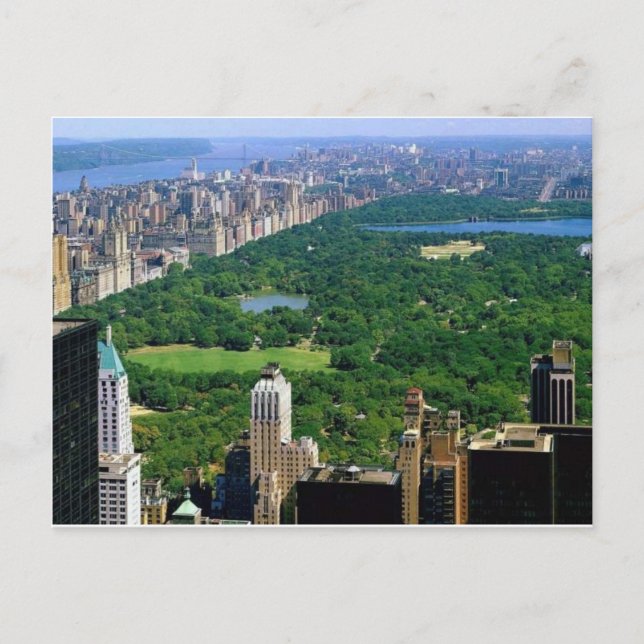 Carte Postale parc central (Devant)