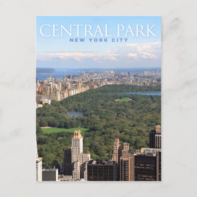 Carte Postale parc central de new york (Devant)