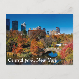 Carte Postale Parc central en automne feuillage New York