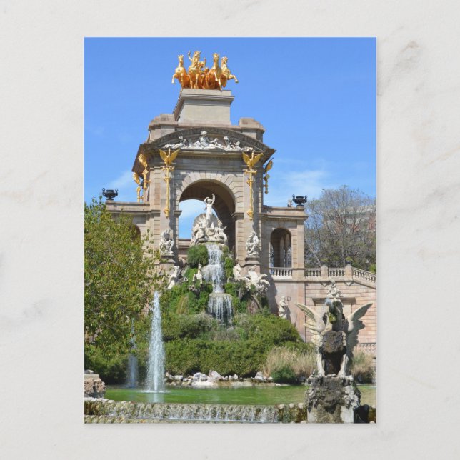Carte Postale Parc Ciutadella (Devant)