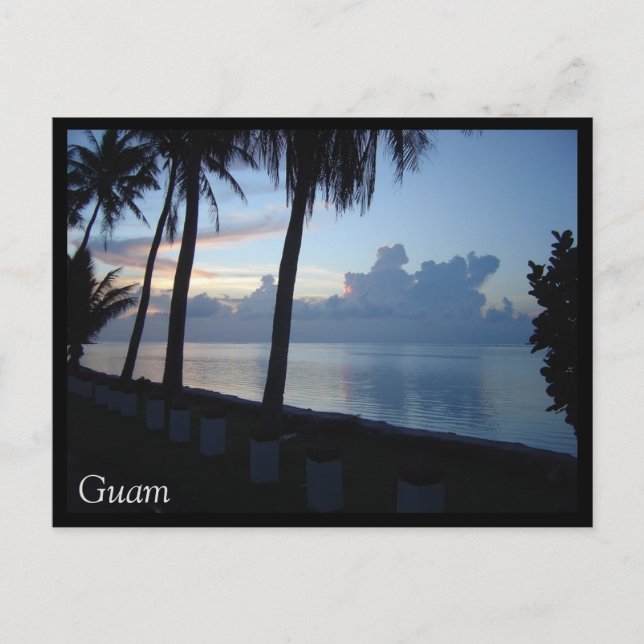 Carte Postale Parc de la plage de Guam (Devant)