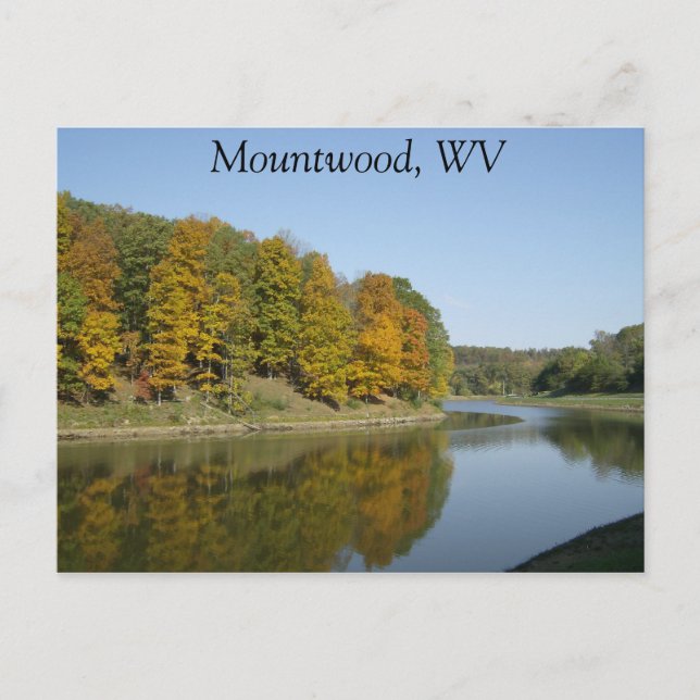 Carte Postale Parc de Mountwood à l'automne (Devant)