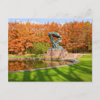 Carte Postale Parc des Bains Royaux à Varsovie