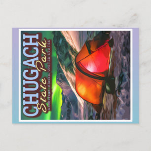 CARTE POSTALE PARC D'ÉTAT DE CHUGACH - ANCHORAGE ALASKA