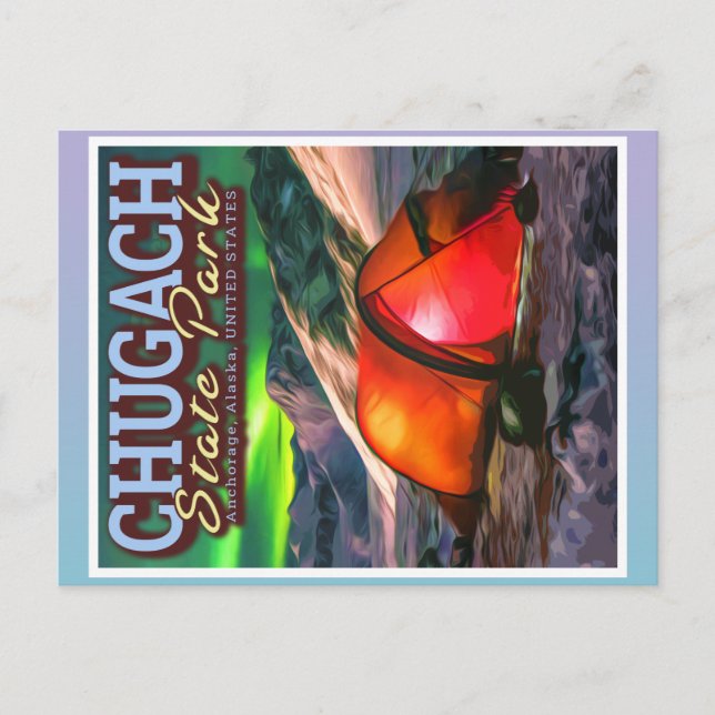 CARTE POSTALE PARC D'ÉTAT DE CHUGACH - ANCHORAGE ALASKA (Devant)