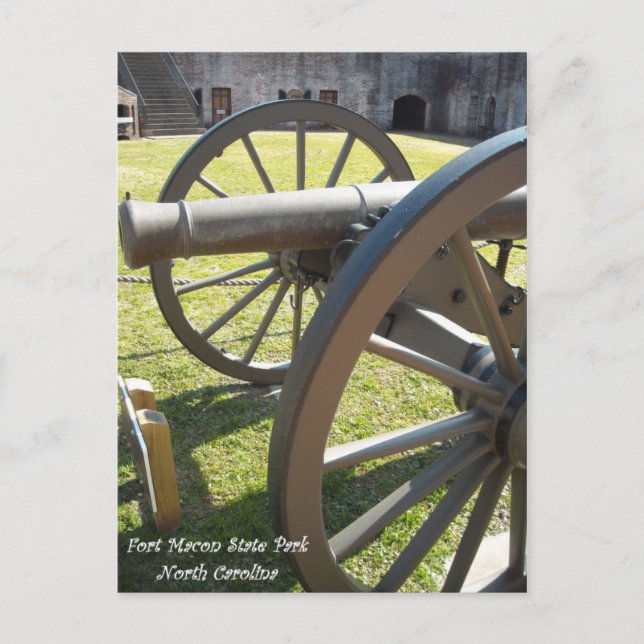 Carte Postale Parc d'état de Fort Macon NC (Devant)