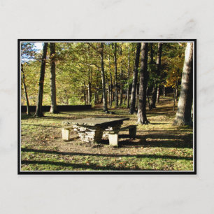 Carte Postale Parc d'état de Letchworth - Tea Table Rock