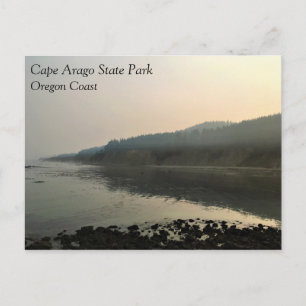 Carte Postale Parc d'état du Cap Arago, Côte de l'Oregon