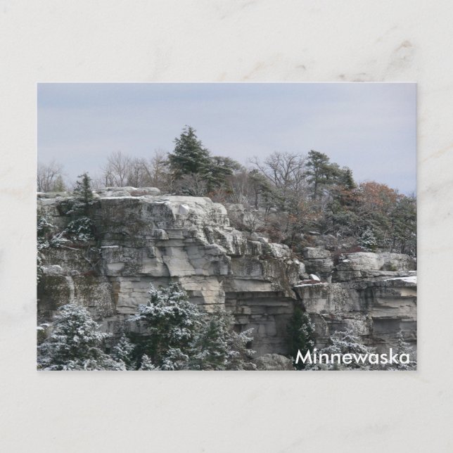 Carte Postale Parc d'état du Minnewaska (Devant)