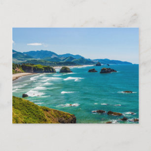 Carte Postale Parc d'État Ecola, Oregon. Panorama du Croissant