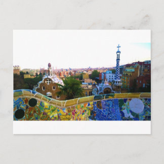 Carte Postale Parc Guell, Barcelone, Espagne