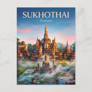 Carte Postale Parc historique de Sukhothaï Thaïlande