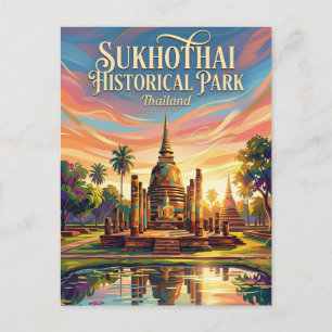 Carte Postale Parc historique de Sukhothai Thaïlande