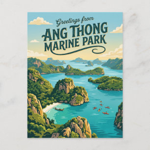 Carte Postale Parc marin national d'Ang Thong Thaïlande