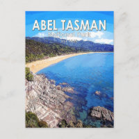 Parc national Abel Tasman Nouvelle-Zélande Vintage