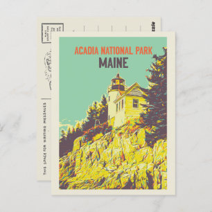 Carte Postale Parc national Acadia, Maine, États-Unis