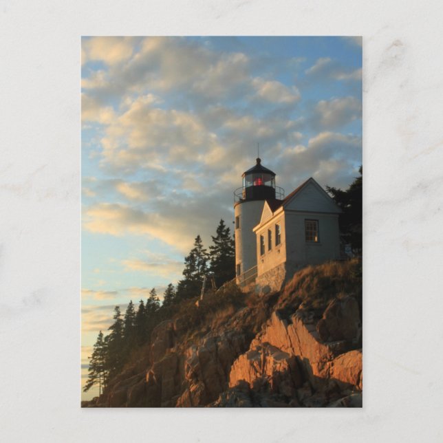 Carte Postale Parc national Acadia Phare de Bass Harbour (Devant)