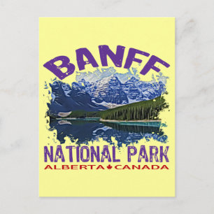 Carte Postale Parc national Banff, Alberta Canada