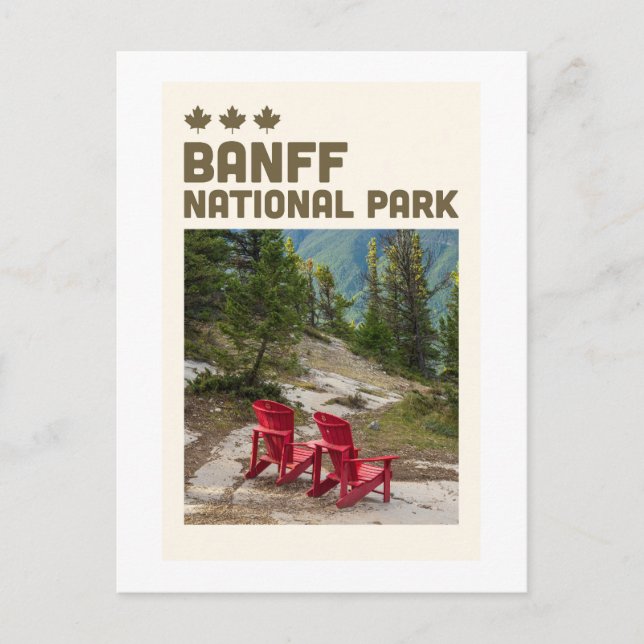 Carte Postale Parc national Banff | Alberta Canada (Devant)