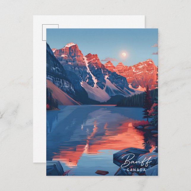 Carte Postale Parc national Banff Canada Voyages (Devant / Derrière)