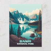 Parc national Banff Moraine Lac Retro