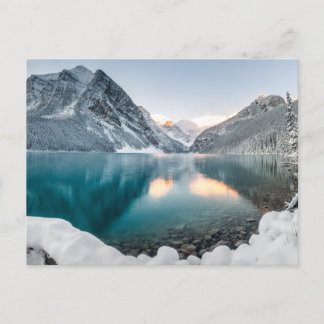 Carte Postale Parc national Banff, Scène hivernale du Canada