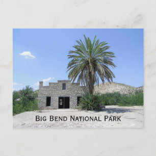 Carte Postale Parc national Big Bend
