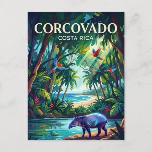 Carte Postale Parc national Corcovado Costa Rica