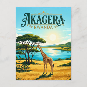 Carte Postale Parc national d'Akagera Rwanda