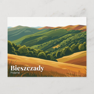 Carte Postale Parc national de Bieszczady Pologne