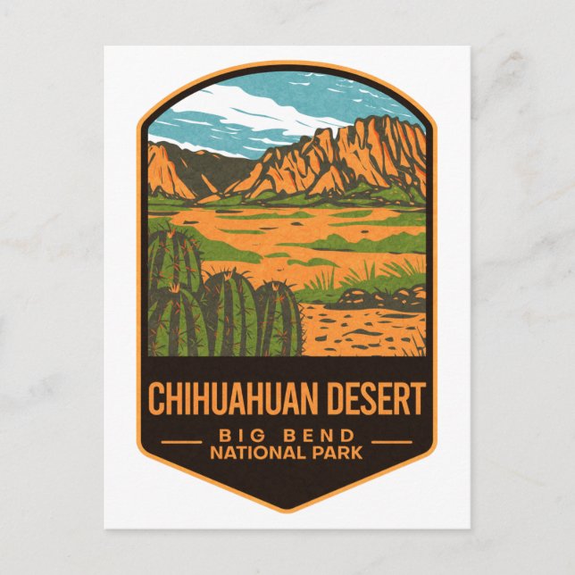 Carte Postale Parc national de Chihuahuan (Devant)