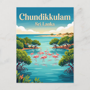 Carte Postale Parc national de Chundikkulam Sri Lanka