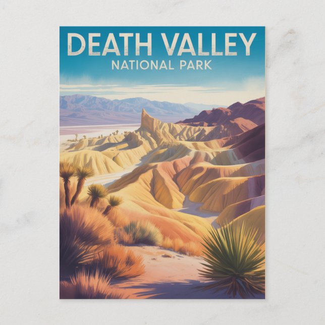 Carte Postale Parc national de Death Valley (Devant)