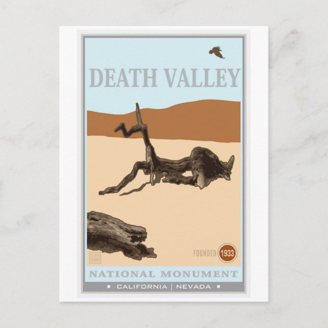 Carte Postale Parc national de Death Valley 4 (Devant)