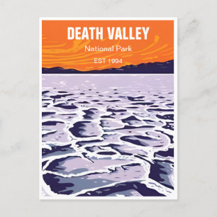 Carte Postale Parc national de Death Valley Rétro Vintage