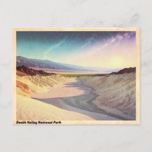 Carte Postale Parc national de Death Valley Vintage