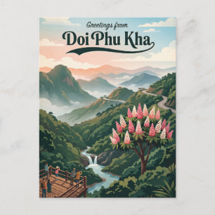 Carte Postale Parc national de Doi Phu Kha Thaïlande